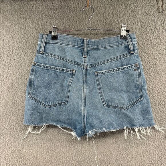 Madewell High-Rise Long Denim Shorts Size 26 - Picture 2 of 11